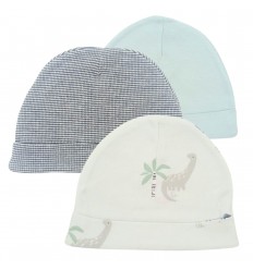 Pack de tres gorros para bebé ( 0 - 3 meses)