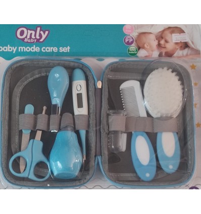 kit de accesorios para bebe -azul