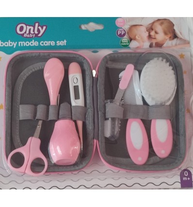 kit de accesorios para bebe - rosado