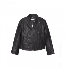 Chaqueta negra brillantes