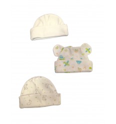 Set x 3 gorros para prematuro