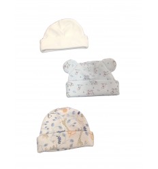 Set x 3 gorros para prematuro