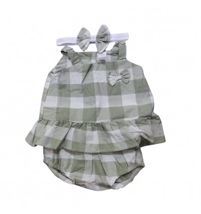 conjunto bluzón y short de bebita