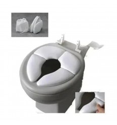Asiento para orinal acolchado y plegable
