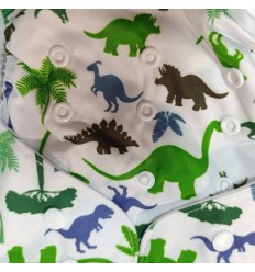 Pañal ecológico para bebé dinosaurios