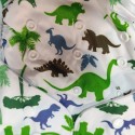 Pañal ecológico para bebé dinosaurios