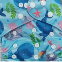 pañal ecológico para bebé peces