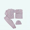 conjunto para bebé prematuro rosado globos