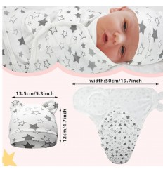 manta para bebé prematuro con gorro