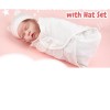 Manta para bebé prematuro con gorro