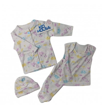 Conjunto para prematuro elefantes