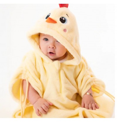 Ruana pollito - amarilla