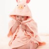 Ruana cerdito- palo de rosa