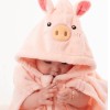 Ruana cerdito- palo de rosa