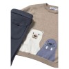 Conjunto pantalón y jersey animal bebé . Mayoral