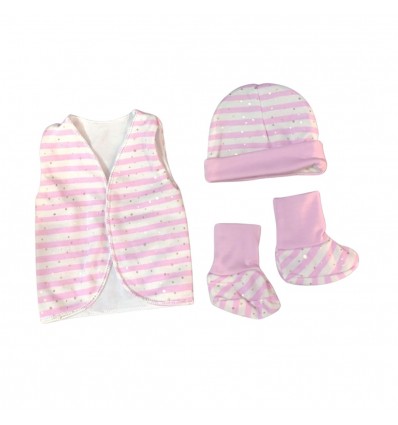 Set de UCI para bebé prematuro rayas