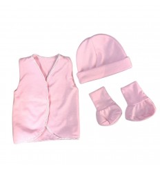 Set de UCI para bebé prematuro rosado