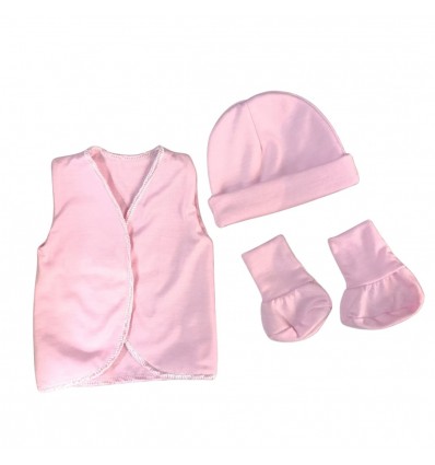 Set de UCI para bebé prematuro rosado