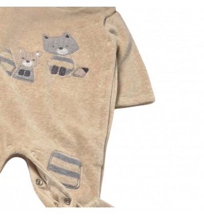 Pijama zorrito, beich x Gris, Mayoral