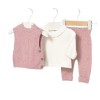 Conjunto 3 piezas tejido, rosado, mayoral