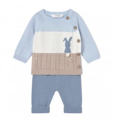 Conjunto tejido azul, mayoral