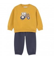 Conjunto bebito amarillo x azul, mayoral