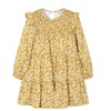 Vestido flores, mostaza, mayoral