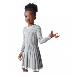 Vestido tejido, gris, mayoral