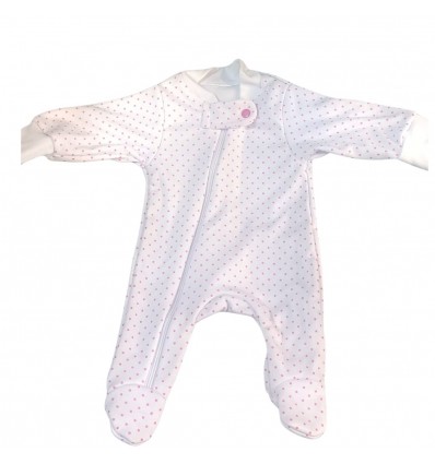 Pijama para bebé prematuro puntos