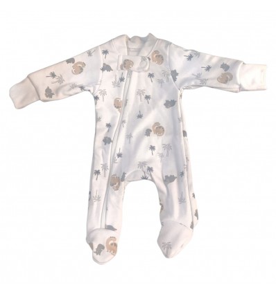 Pijama para bebé prematuro dino