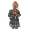 Conjunto 3 piezas con falda, azul - mayoral
