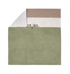 cobija bordada verde - mayoral