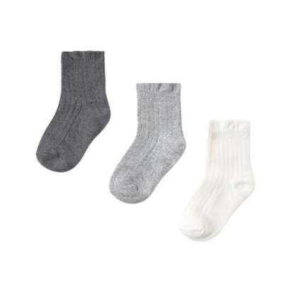 Set de 3 medias acanaladas - mayoral