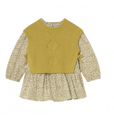 vestido y chaleco tejido - mayoral