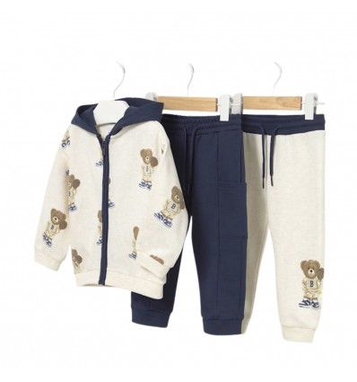 Sudadera ositos y 2 pantalones - mayoral