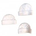 Set x 3 gorros para bebé prematuro extremo blanco
