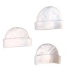 Set x 3 gorros para bebé prematuro extremo blanco