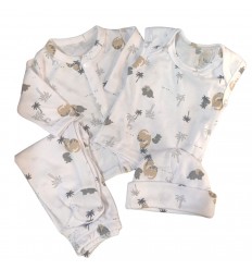Conjunto para bebé prematuro dino
