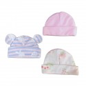 Set x 3 gorros para bebé prematuro conejo