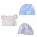Set x 3 gorros para bebé prematuro animalitos