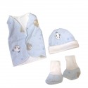 Set de UCI para bebe prematuro oso azul