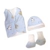 Set de UCI para bebe prematuro oso azul