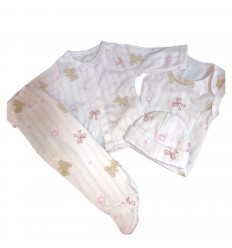Set para bebé prematuro-moños