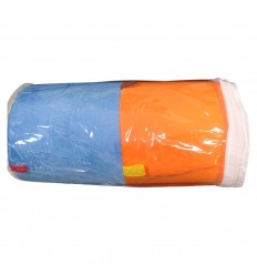 Rollo de estimulación para bebé amarillo,azul