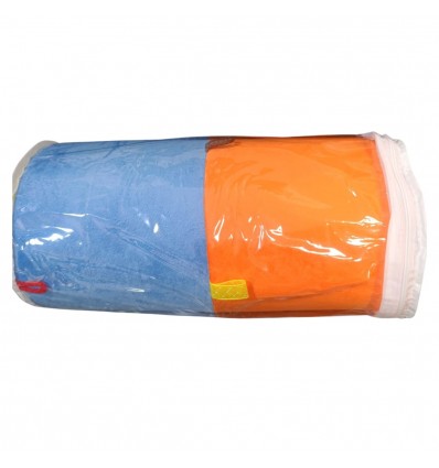 Rollo de estimulación para bebé amarillo,azul