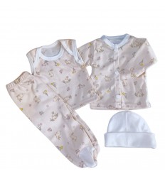 Conjunto para bebé prematuro conejo