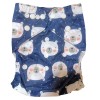 Pañal ecológico para bebé- Oso azul