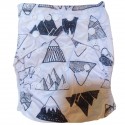 Pañal ecológico para bebé- montañas