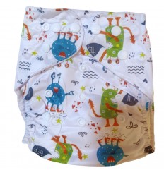 Pañal ecológico para bebé- Monstruos