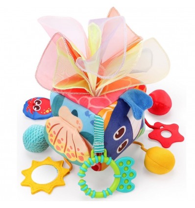 Cubo sensorial para bebé